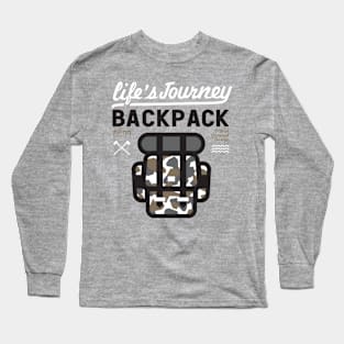 life is journey - backpack Long Sleeve T-Shirt